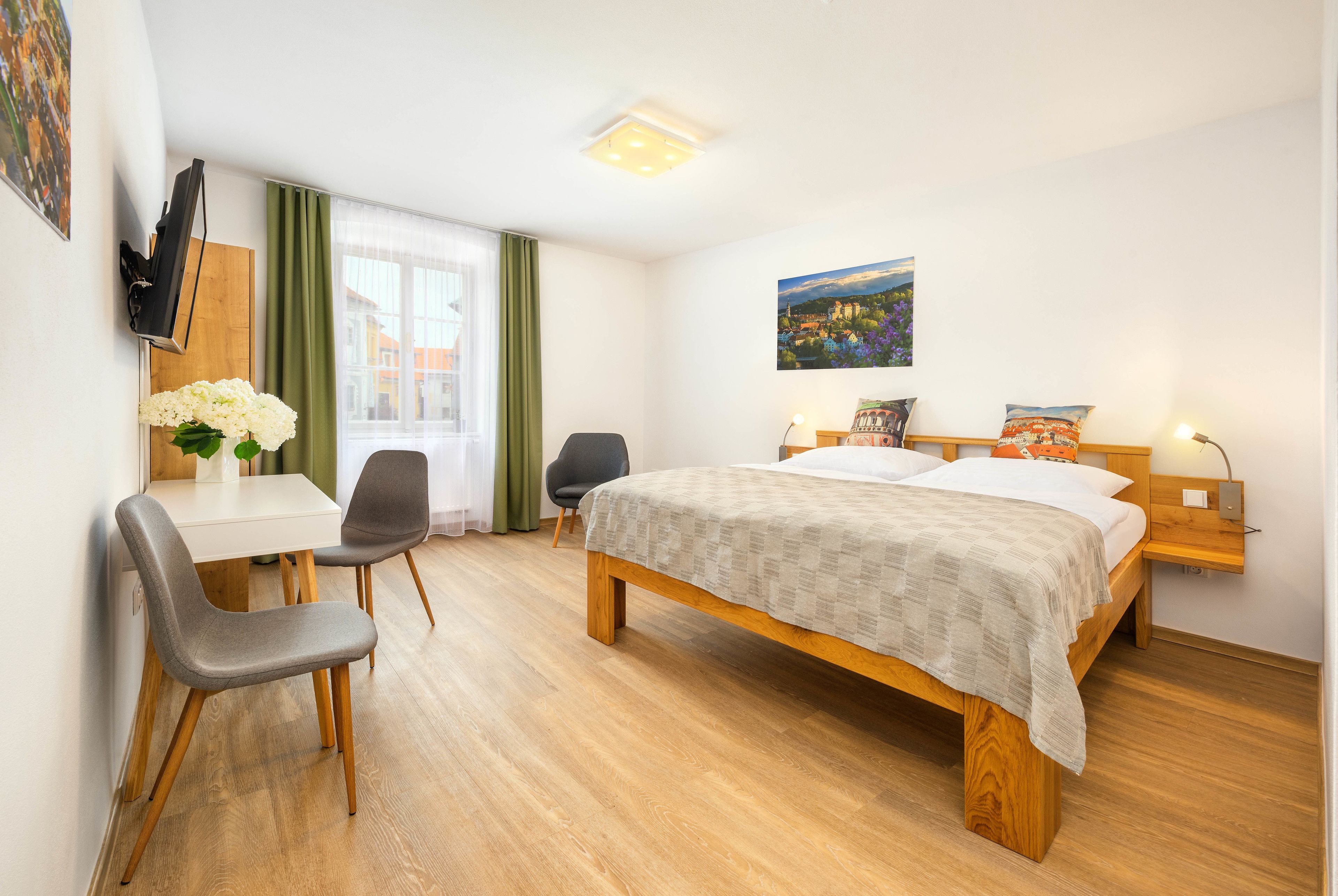 Premium bedding, Select Comfort beds, individually decorated