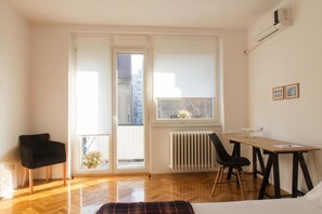 City Apartment, 1 Bedroom, Terrace, City View | 1 bedroom, hypo-allergenic bedding, individually decorated