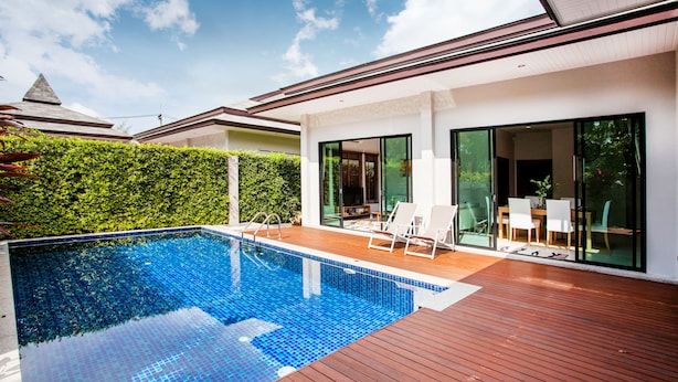 Deluxe Villa, 3 Bedrooms, Private Pool, Pool View | Terrace/patio - Tanode Villa By Rents In Phuket (Choeng Thale)