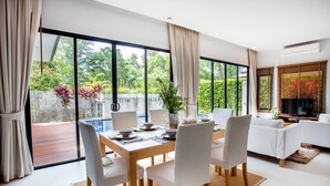 Deluxe Villa, 3 Bedrooms, Private Pool, Pool View | In-room dining - Tanode Villa By Rents In Phuket (Choeng Thale)