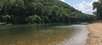 Guests enjoy their own one bedroom apartment in the Ozarks