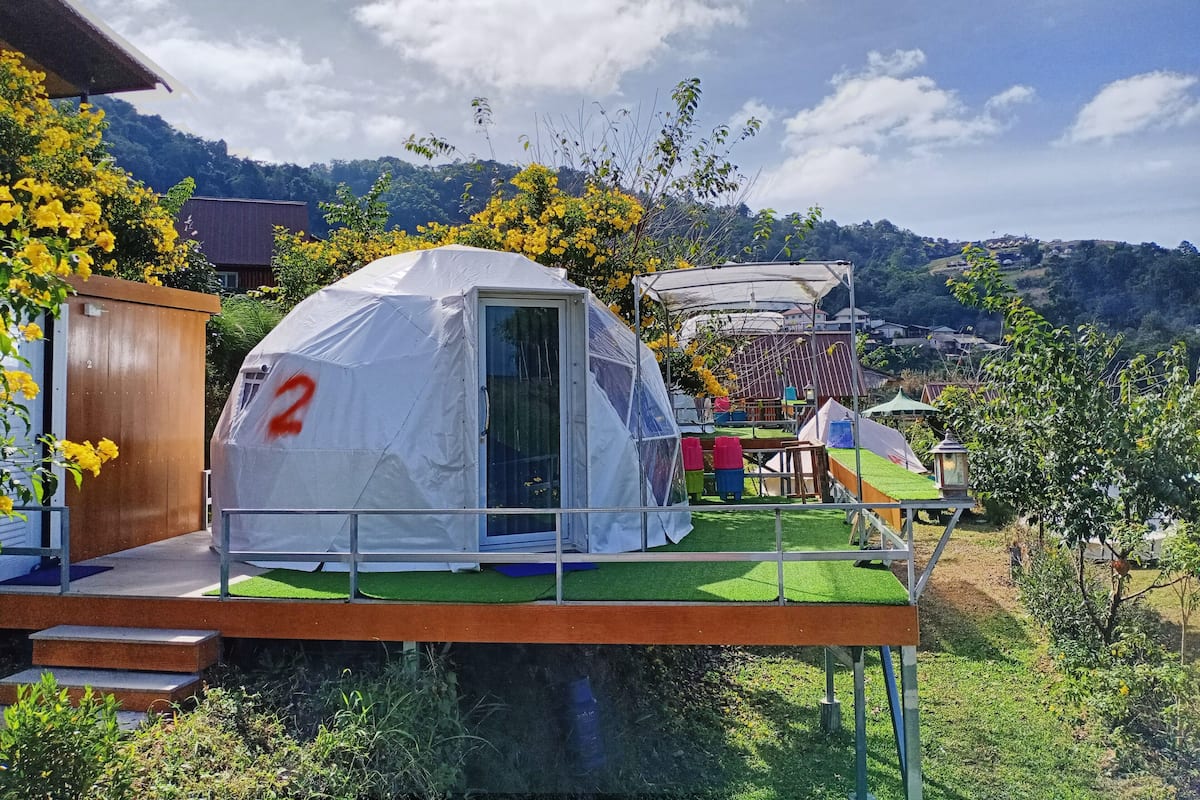 Design Tent, 1 Bedroom, Non Smoking | Terrace/patio