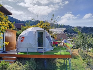 Design Tent, 1 Bedroom, Non Smoking | Terrace/patio