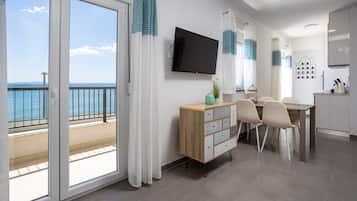 Appartement Standard, vue mer, en front de plage | Vue depuis le balcon