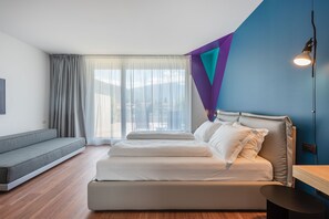 Minibar, in-room safe, individually decorated, desk