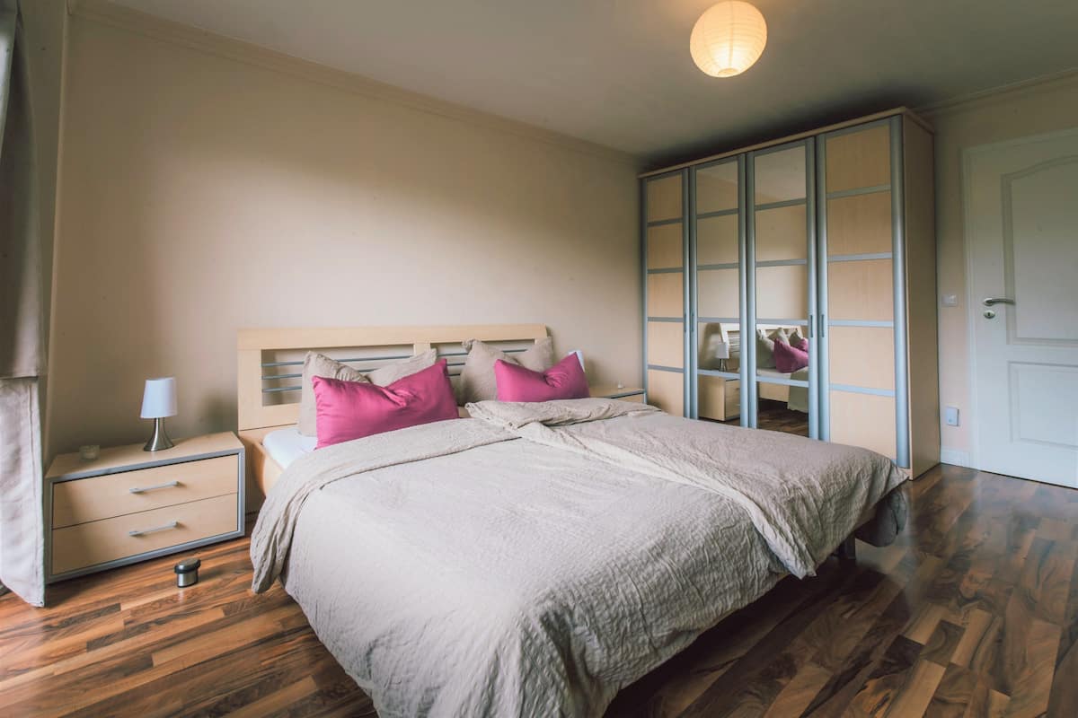 Apartment, Balcony, Courtyard View (Fewo 1) | 1 bedroom, hypo-allergenic bedding available, desk, iron/ironing board