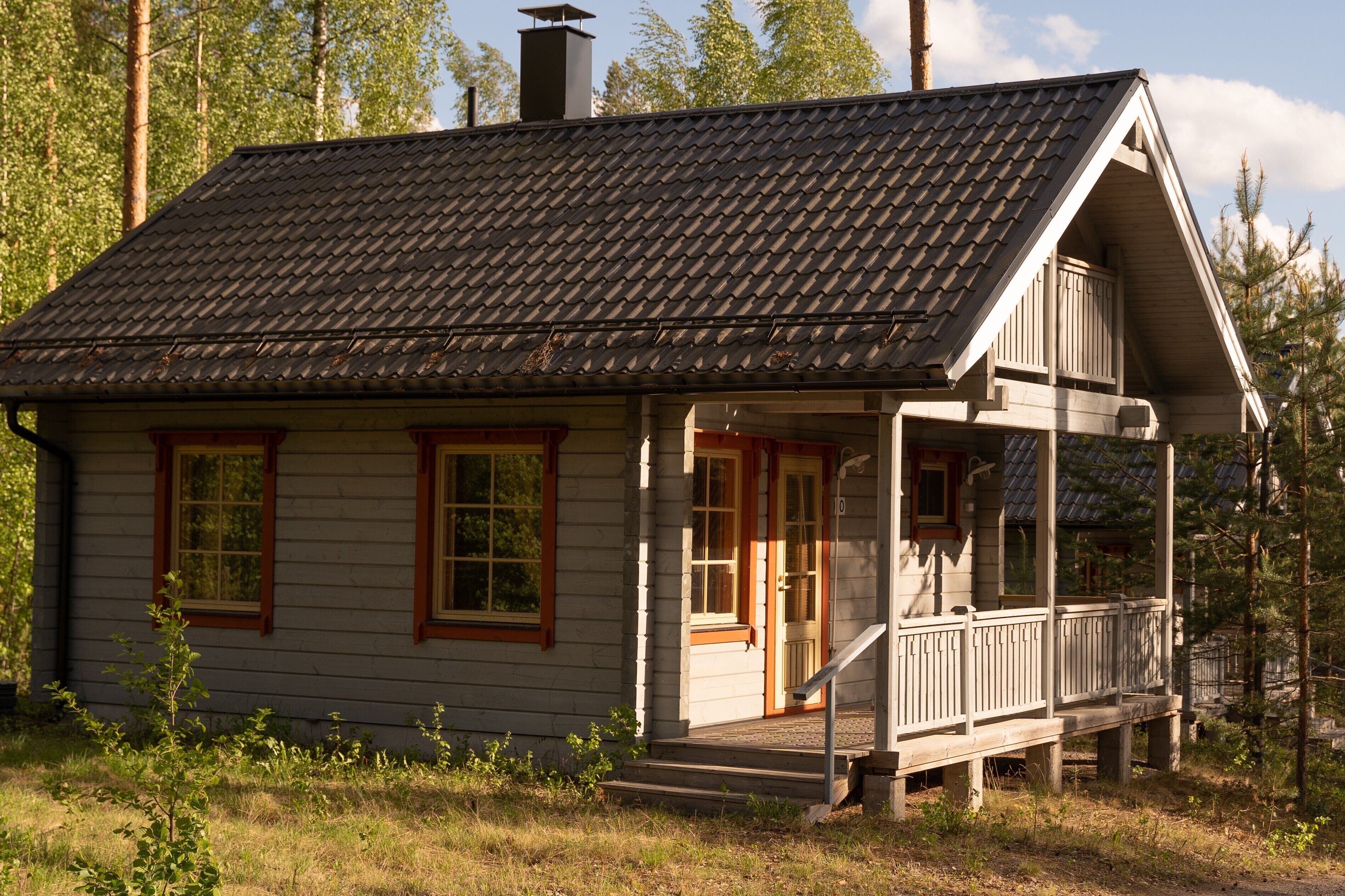 Majoituspaikan julkisivu