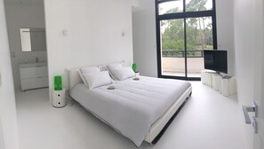 Habitación Deluxe, balcón, vista al jardín (Chambre Z Vert) | Ropa de cama de alta calidad, insonorización y ropa de cama 