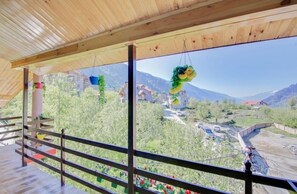 Terrace/patio - Robin view cottage.  (Manali)