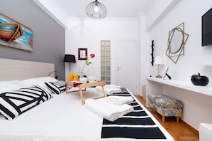 2 bedrooms, premium bedding, individually decorated