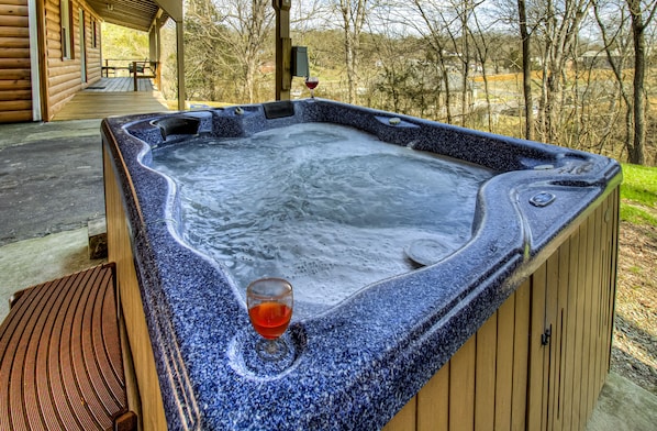 Baignoire à remous extérieure