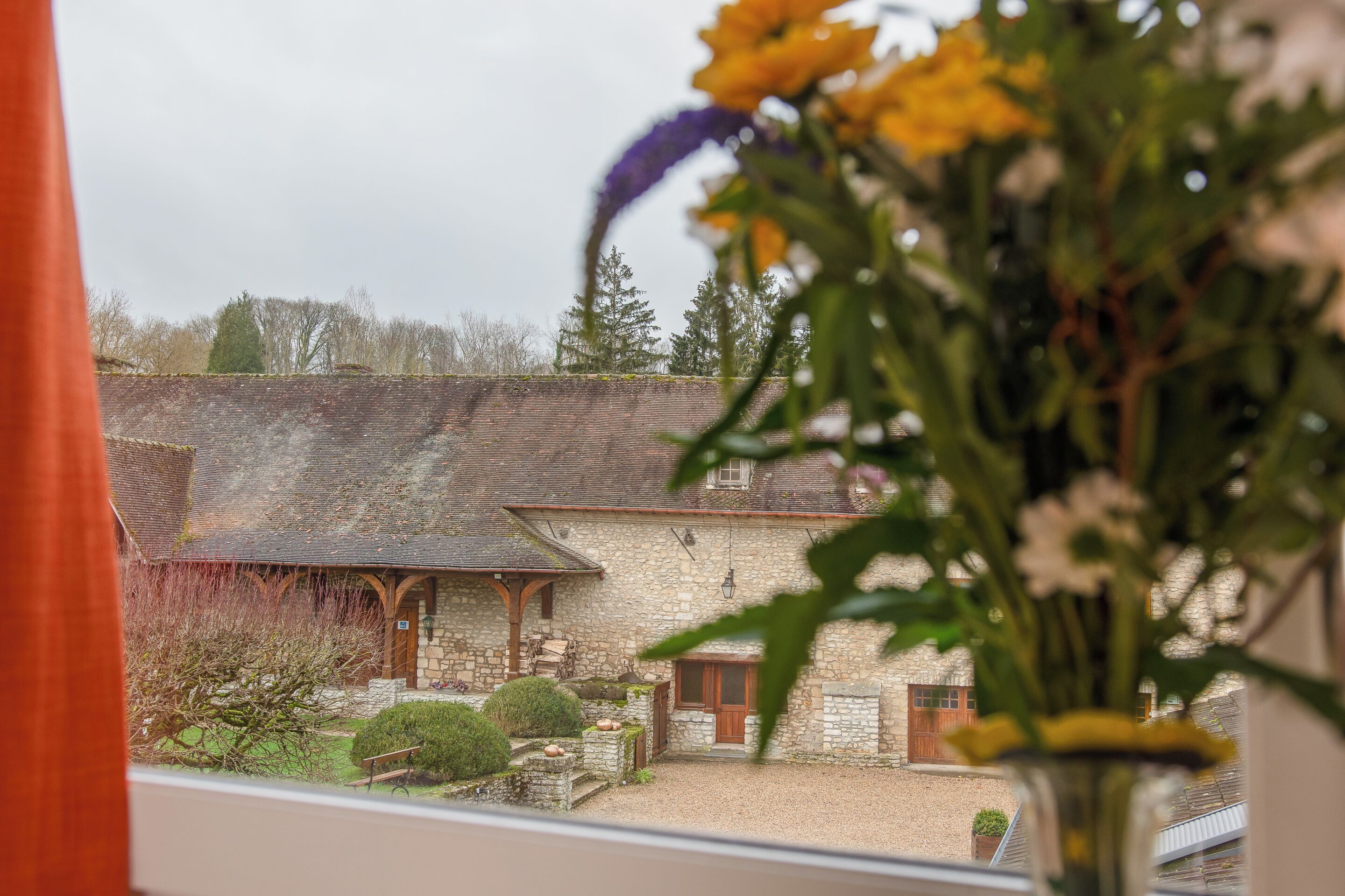 Udsigt fra overnatningsstedet