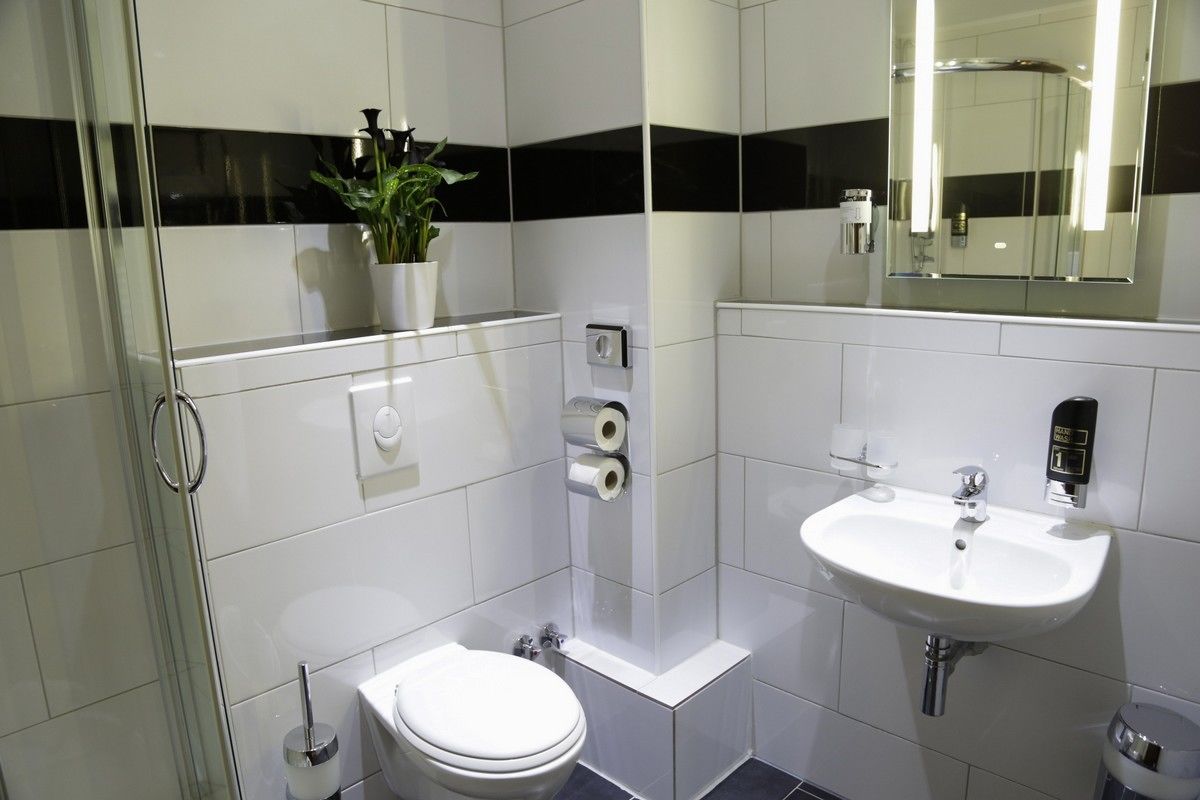 double or twin room | bathroom | free toiletries, hair dryer, towels, soap