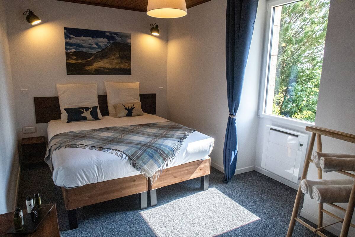 Doppel- oder Zweibettzimmer, Gartenblick (Knoydart) | Hochwertige Bettwaren, individuell dekoriert, individuell eingerichtet