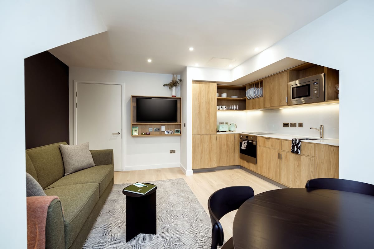 Wilde Two-Bedroom | Living area | 42-inch flat-screen TV with digital channels
