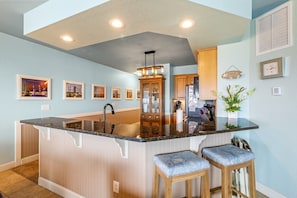Fridge, microwave, oven, stovetop - FFR205 - Beach Therapy by First Flight Rentals (Kill Devil Hills, NC 27948)