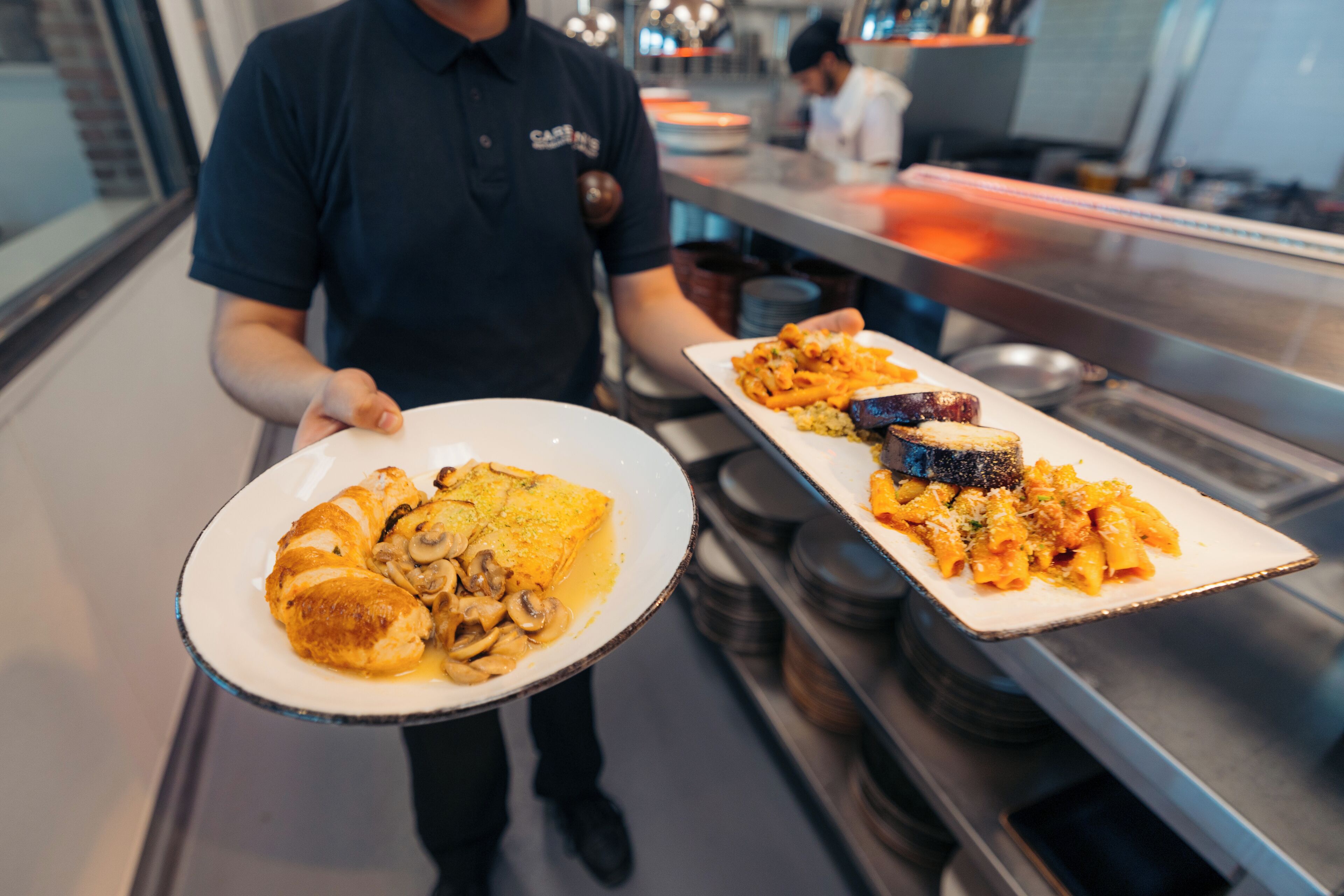 breakfast, lunch, dinner served; italian cuisine