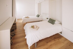 1 bedroom, desk, soundproofing, iron/ironing board
