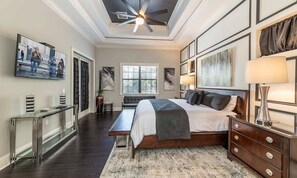 6 bedrooms, iron/ironing board, WiFi, bed sheets - Deluxe Villa with Guest Suite at Reunion (Kissimmee)