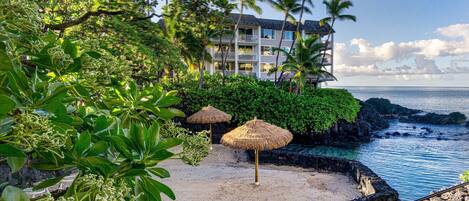 Accommodatie ligt op het strand