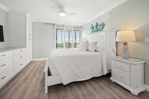 3 bedrooms, iron/ironing board, free WiFi, bed sheets - Newly Renovated Beachfront 3 bed, 2 bath at Sanibel Moorings #711 (Sanibel)