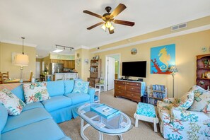 TV, books, stereo - SP202S - Sea Grace by First Flight Rentals (Kill Devil Hills)
