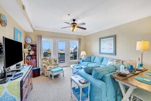 TV, books, stereo - SP202S - Sea Grace by First Flight Rentals (Kill Devil Hills)
