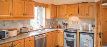 Errislannan Stone Cottage offers plenty of space and fabulous views.