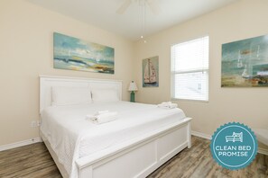 3 bedrooms, iron/ironing board, WiFi, bed sheets