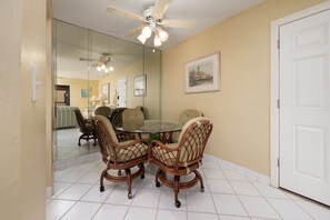 Dining - Partial Beach View 2 bed, 2 bath at Sanibel Moorings #412 (Sanibel)
