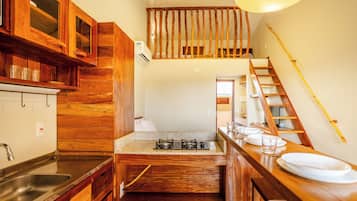 特级客房, 公园景观 | 私人厨房 | 冰箱