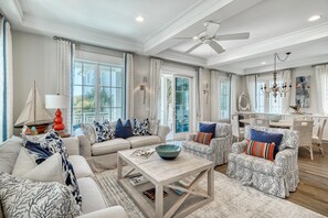 Téléviseur, table de ping-pong