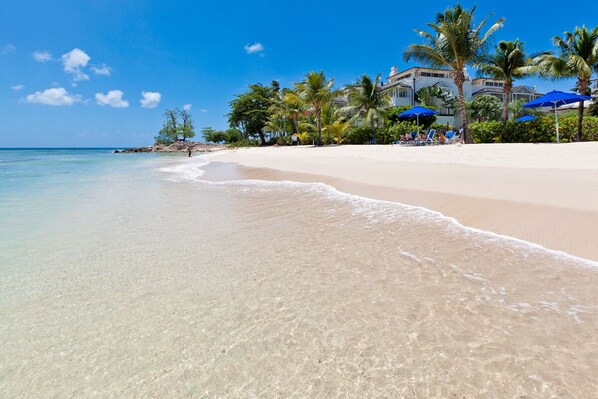 On the beach