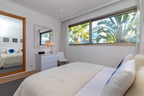 2 bedrooms, iron/ironing board, travel crib, WiFi