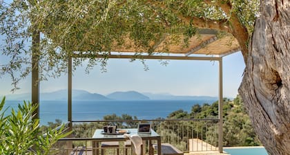 Villa Portokali â weitlĂ€ufige, luxuriöse Villa mit unendlichem Meerblick