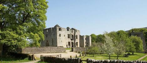 The ruins of Barden Tower are just down the road