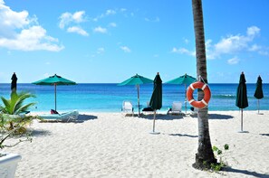 On the beach, beach bar