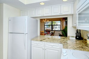 Fridge, microwave, oven, stovetop - Beachfront Condo with spectacular Views! Steps to #1 Siesta Key Beach! (Sarasota)