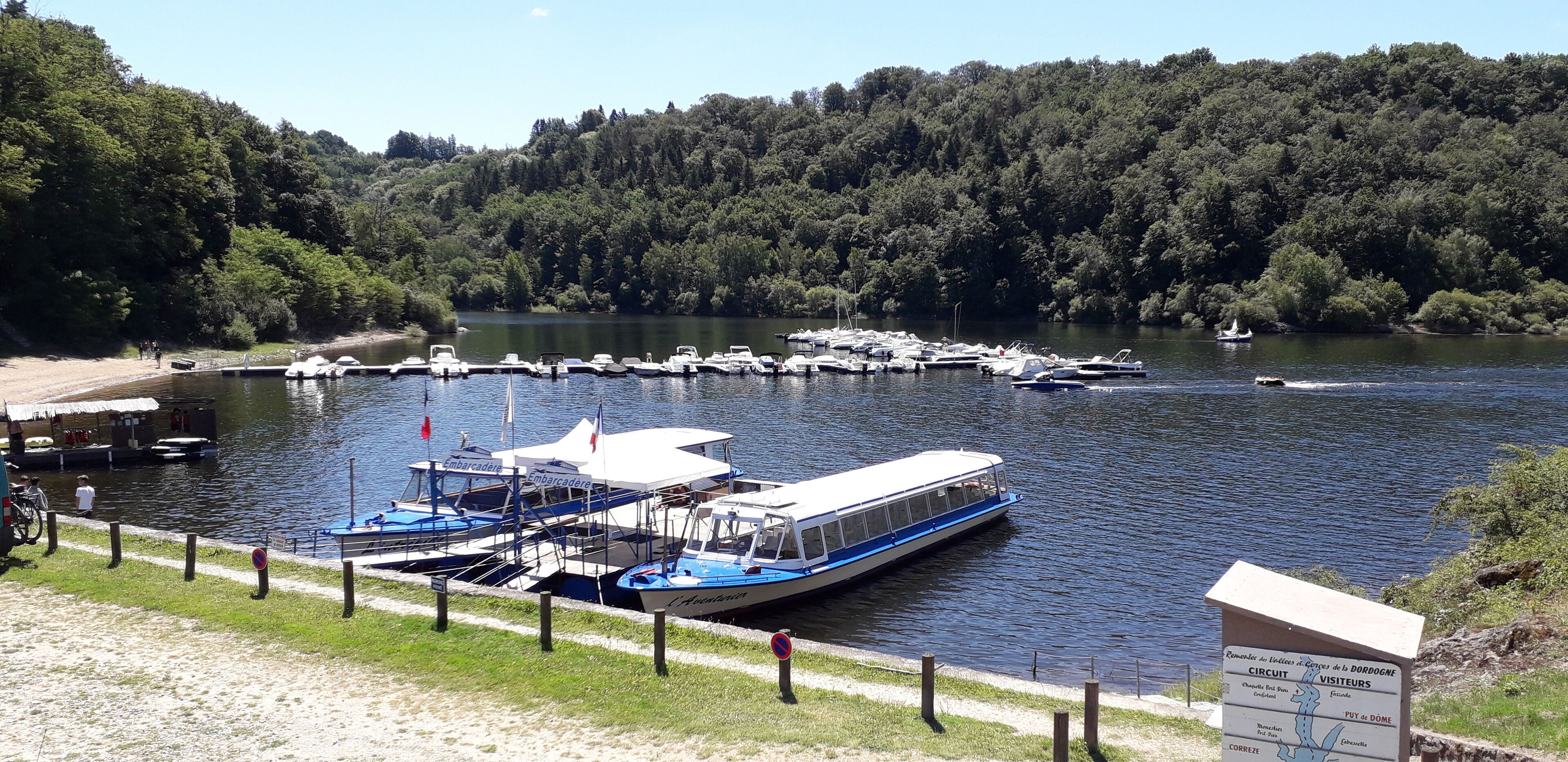 vedette panoramique où vous sont proposés des visites de 1h