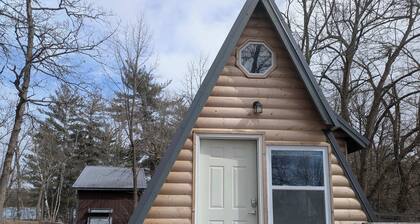 A-Frame Tiny House Tucked into the Northwoods