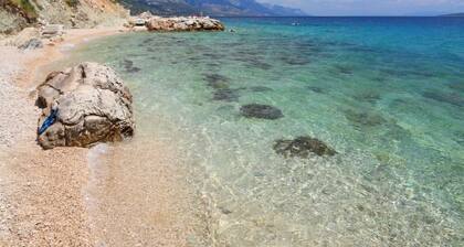 Studio apartment in Podaca with Seaview, Terrace, WIFI (3676-2)