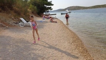 Tæt på stranden