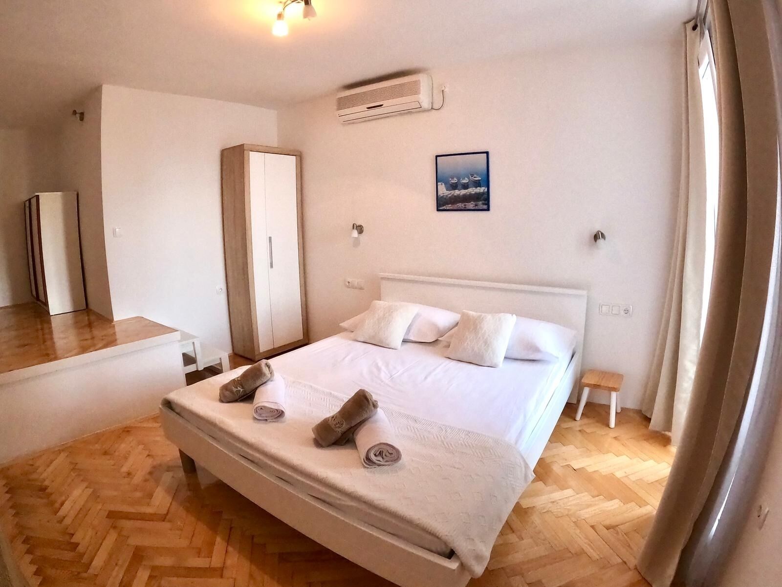 1 Schlafzimmer, kostenloses WLAN, Bettwäsche, Rollstuhlgeeignet