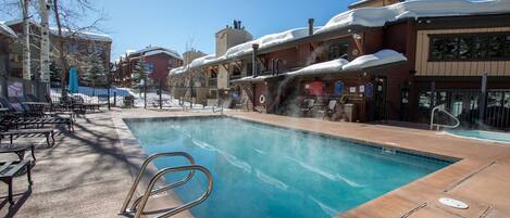 Una piscina climatizada