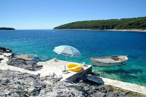 Holiday Home in Tri Porte (Potirna) with Seaview, Terrace, Air condition, WIFI (39-1)