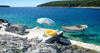 Holiday Home in Tri Porte (Potirna) with Seaview, Terrace, Air condition, WIFI (39-1)