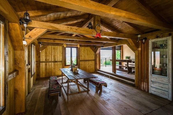 Dining - Holiday Home in Rakovica with Terrace, WIFI, Washing machine (4488-1) (Rakovica)