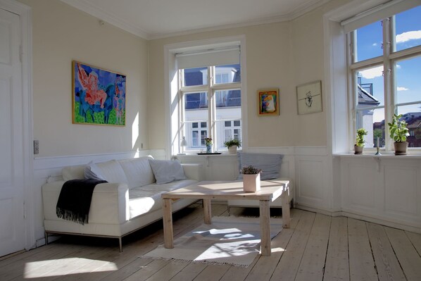 TV, DVD player, stereo - City Apartment in Copenhagen with 2 bedrooms sleeps 4 (Copenhagen)