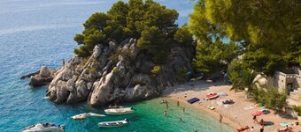 Studio apartment in Tučepi with Air condition, WIFI, Washing machine (202-2)