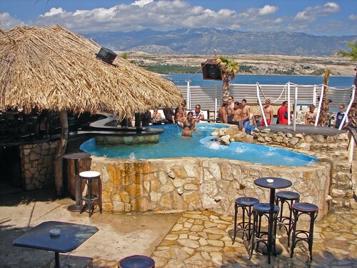 Studio apartment in Novalja with Seaview, Terrace, Air condition, WIFI (3565-8)